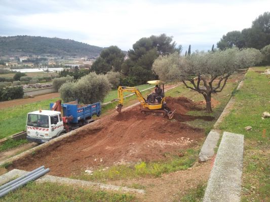 chargement sur camion à ollioules